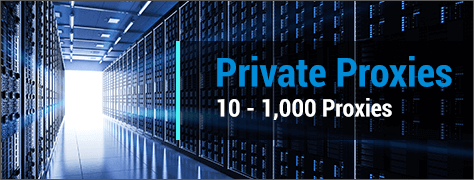 Buy 10 to 1000 private proxies