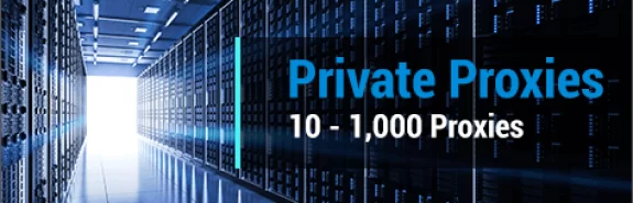 Buy 10 to 1,000 Private Proxies